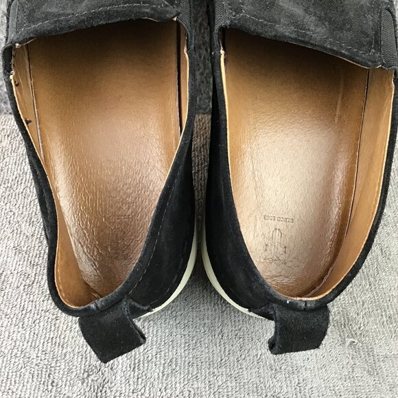 Frye BREA Chelsea Suede Shoes Slip On Sneakers Womens Size 10M Black - Picture 9 of 10